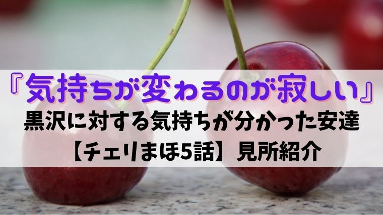 30歳まで童貞だと魔法使いになれるらしい チェリまほ5話 見所紹介 Ftm あきよしのブログ